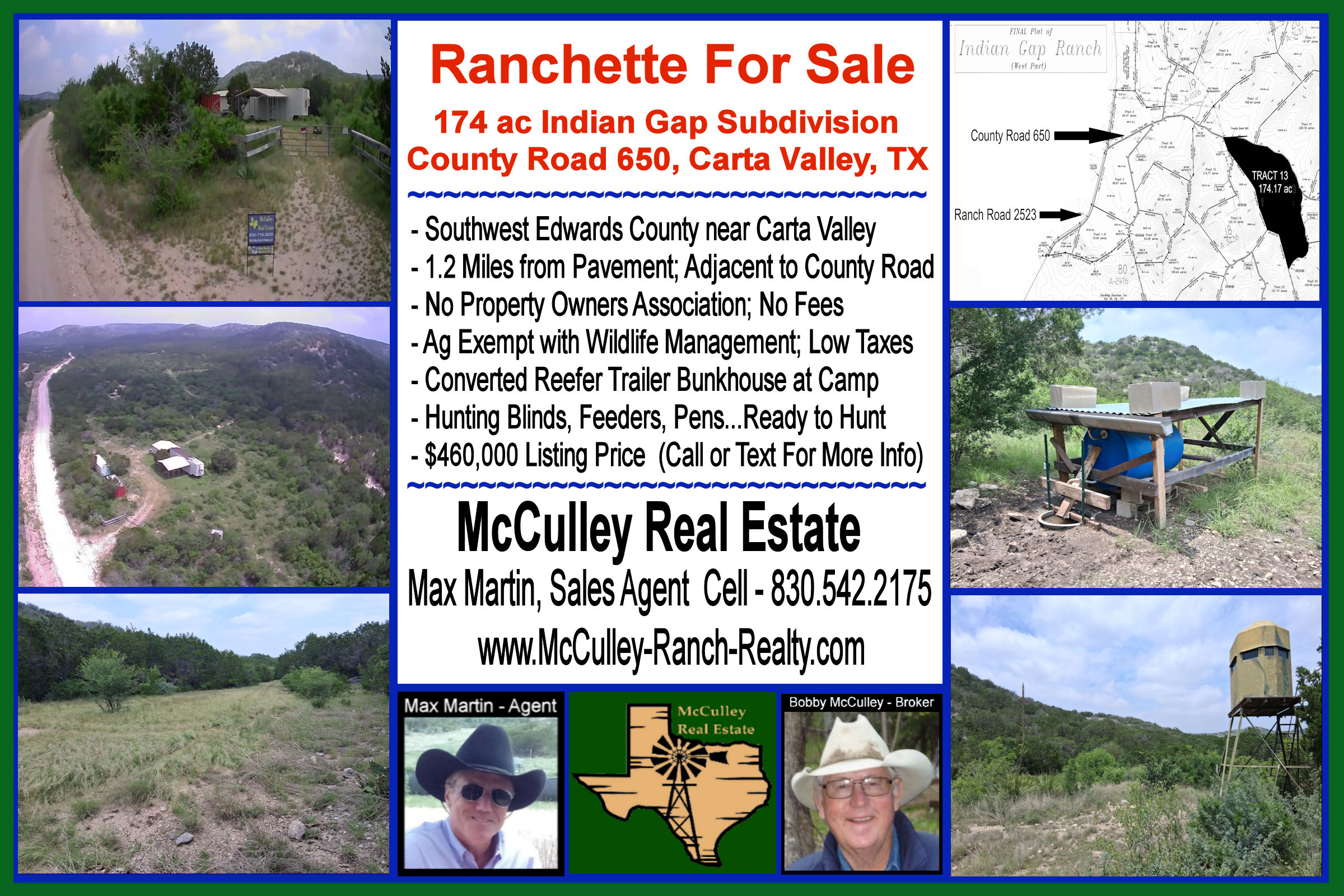 174.17 Acres near Carta Valley 