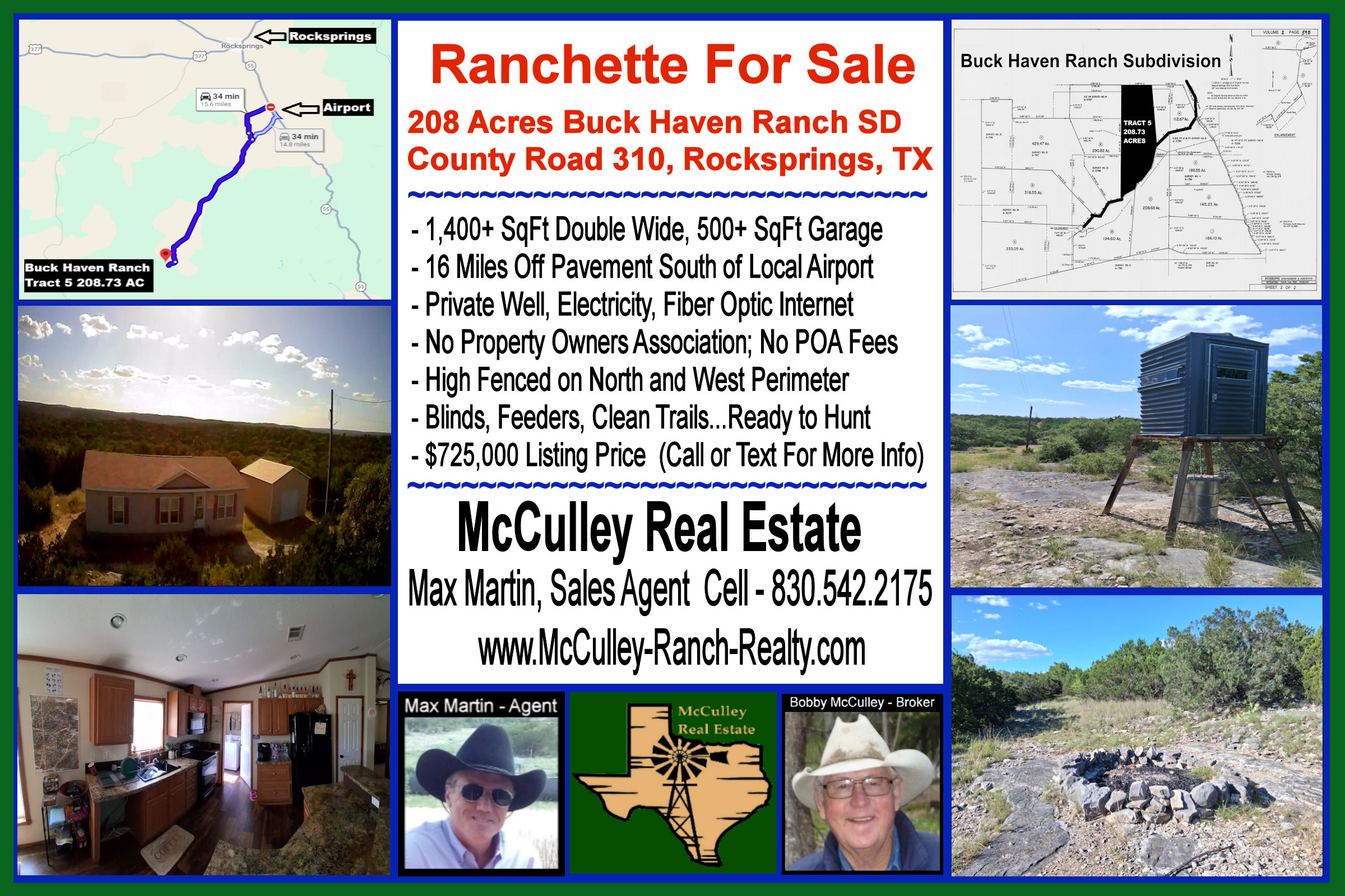 208 Acres South Of Rocksprings, TX