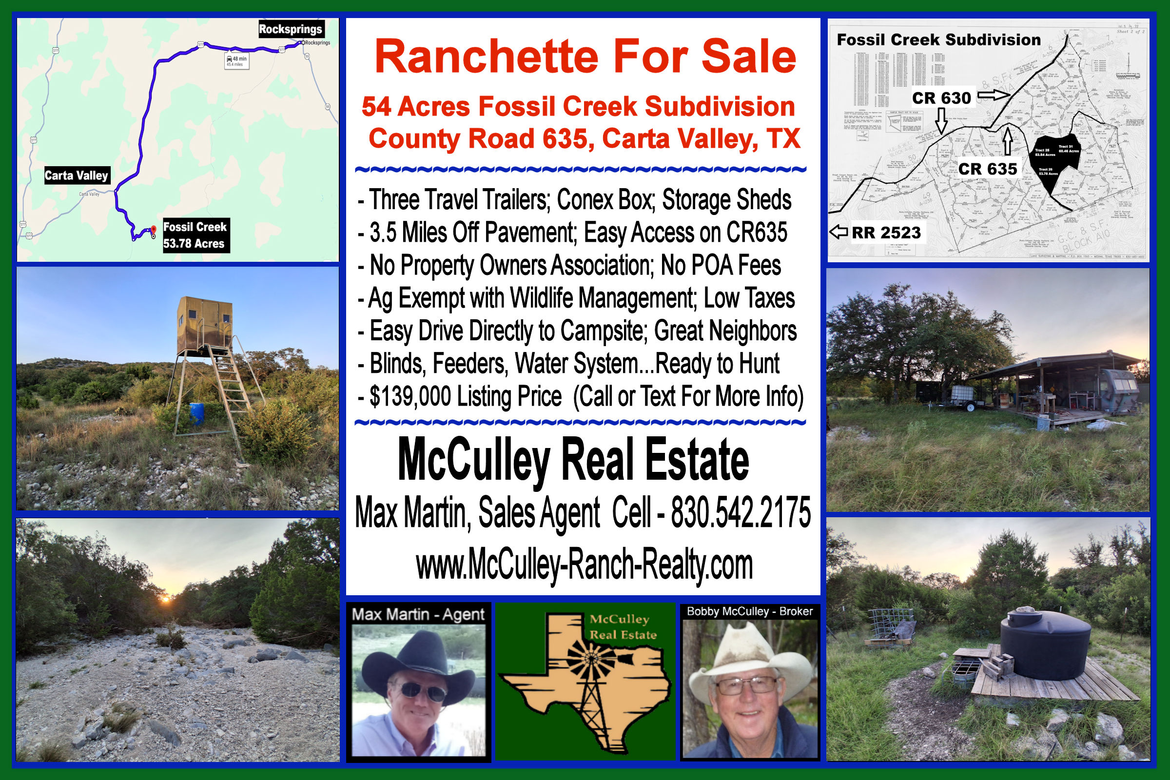 53.78 Acres near Carta Valley 
