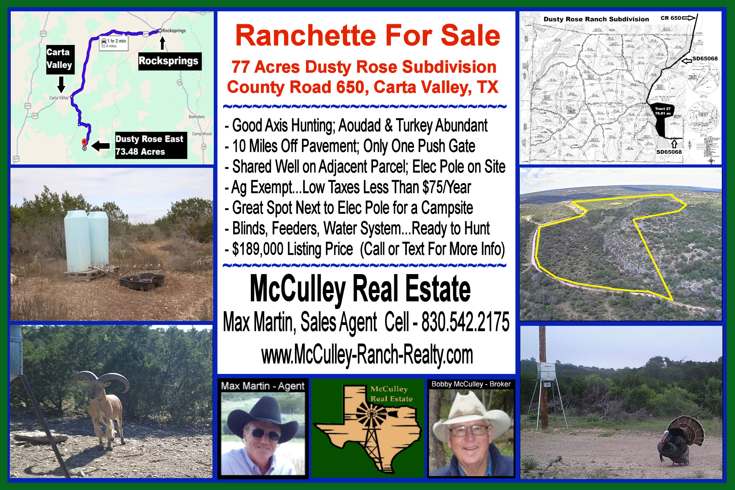 76.91 Acres Near Carta Valley