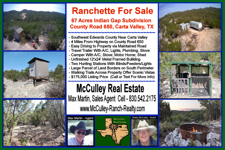 Indian Gap Subdivision 67 Acres at Carta Valley 