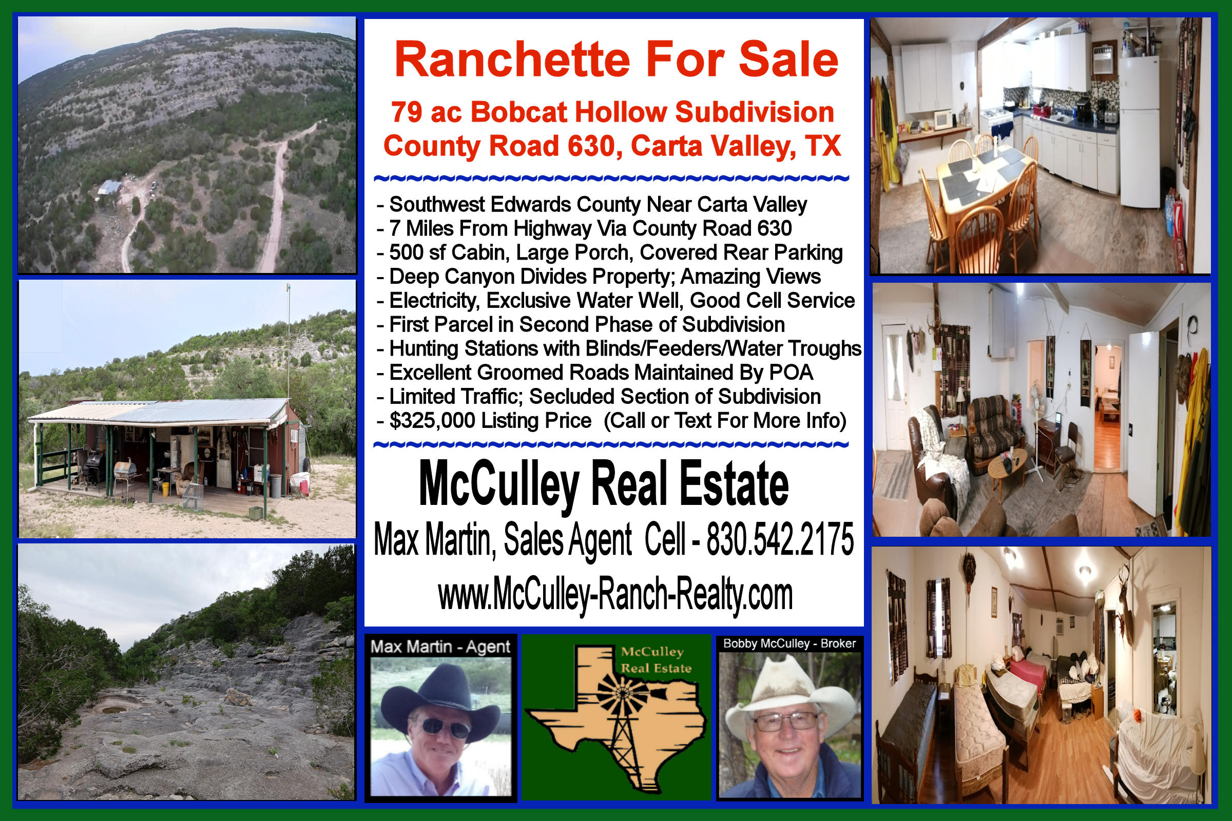 Bobcat Hollow Subdivision 79 Acres at Carta Valley 